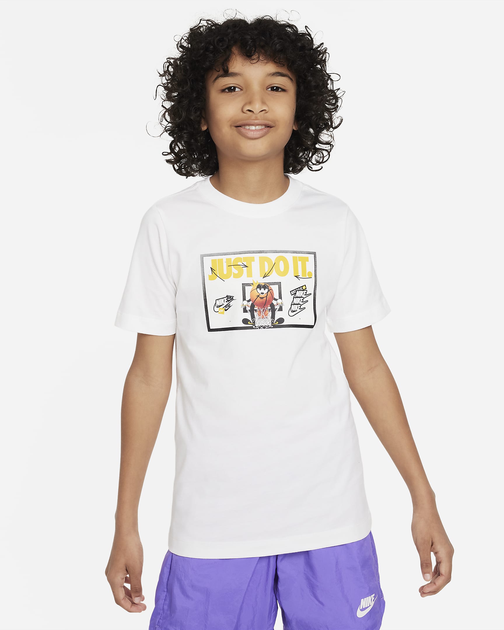 Image of Юношеска Тениска NIKE K NSW TEE BASKETBALL BALL FA23 - Ballistic-sport